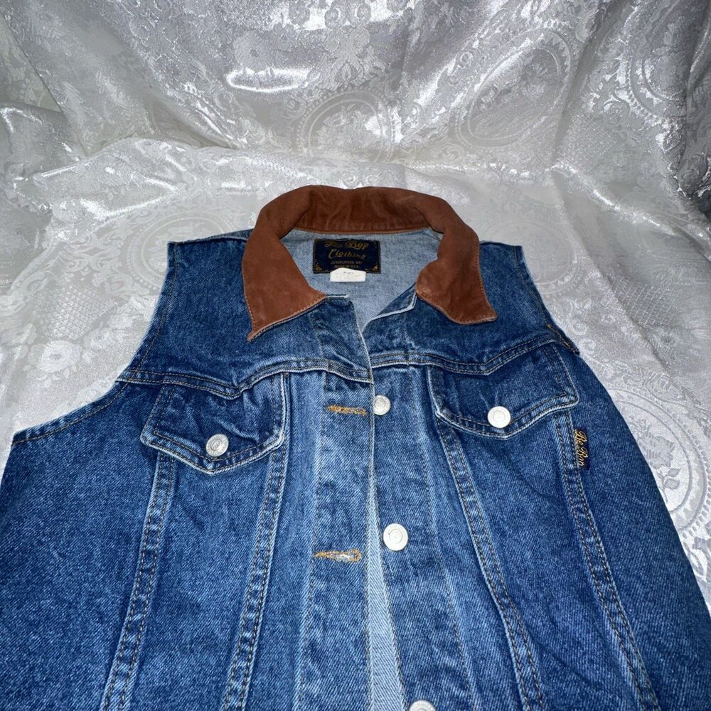 Denim VEST - Be Bop Clothing Size M USA